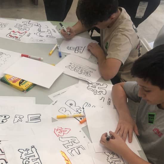 Kids\u2019 Graffiti Drawing Class