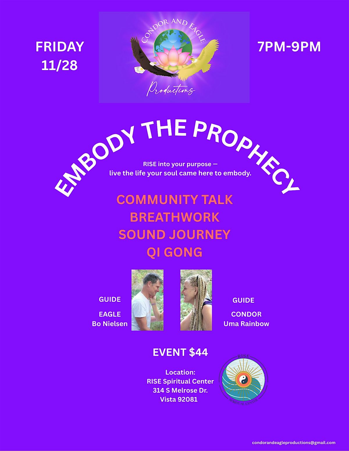 Embodying the Prophecy of the Condor and the Eagle - Uma & BO