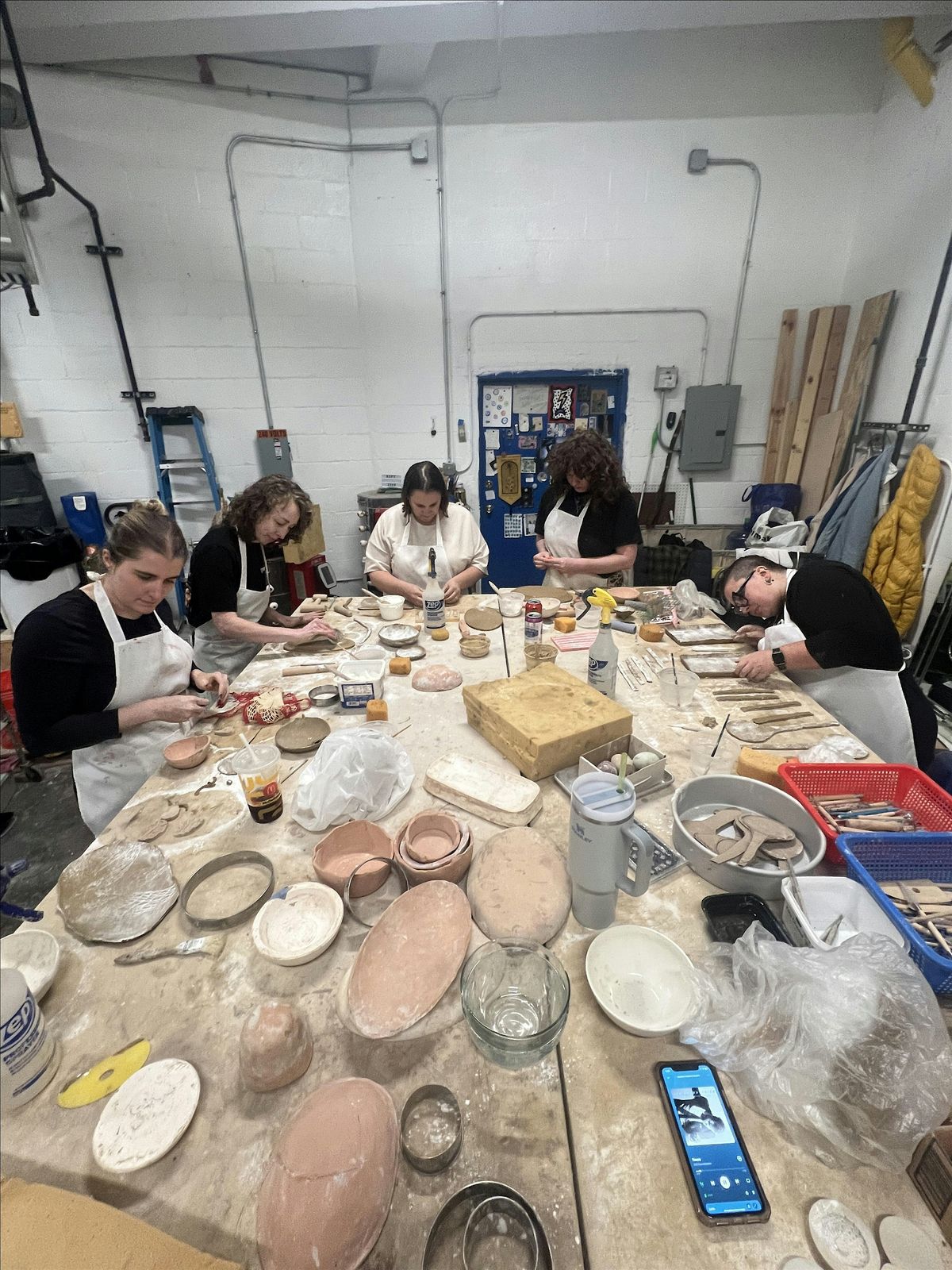 Handmade Botanical Ornaments in Clay, Dec 8