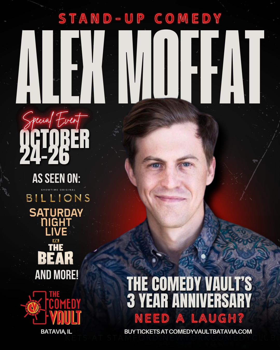 Alex Moffat at The Comedy Club Of Kansas City