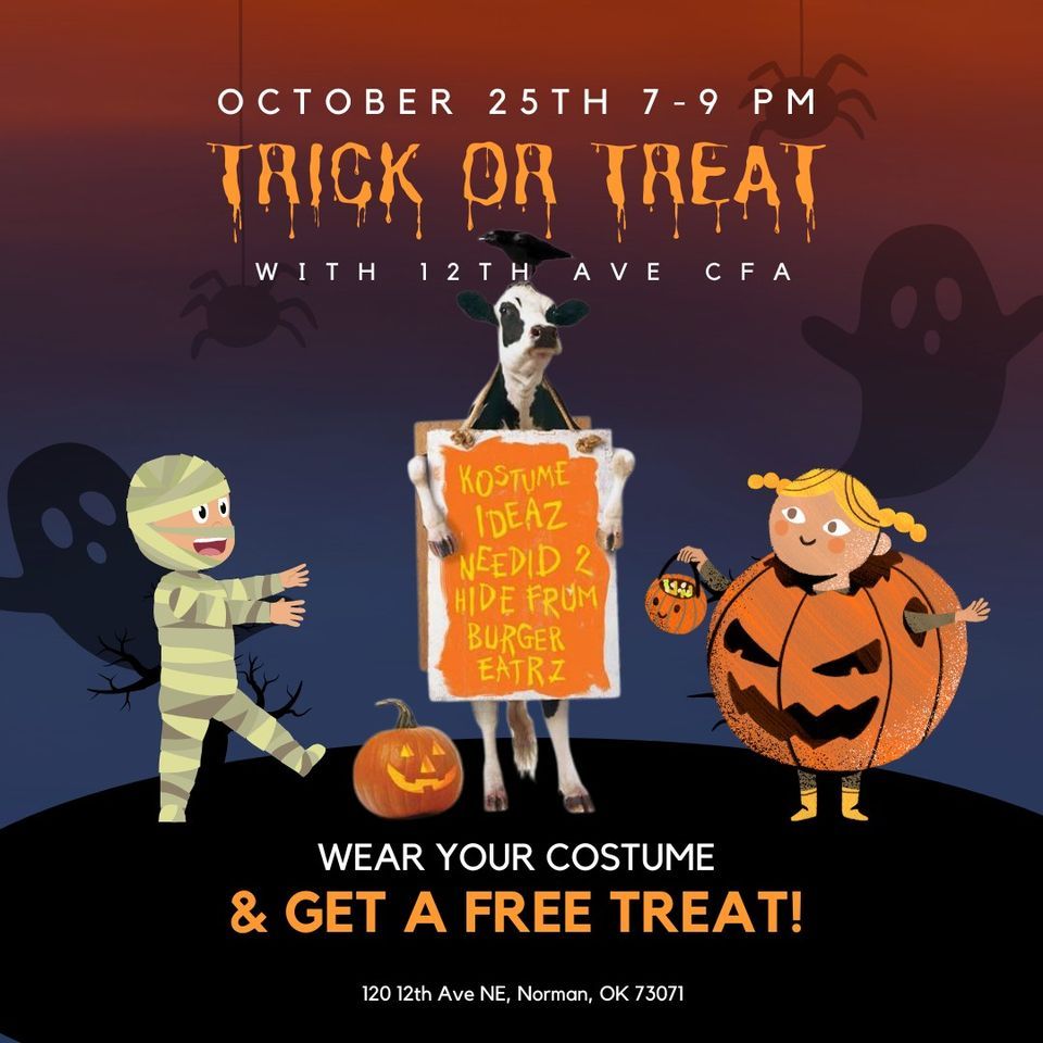 Trick or Treat with ChickfilA! ChickfilA 12th Avenue (120 12th