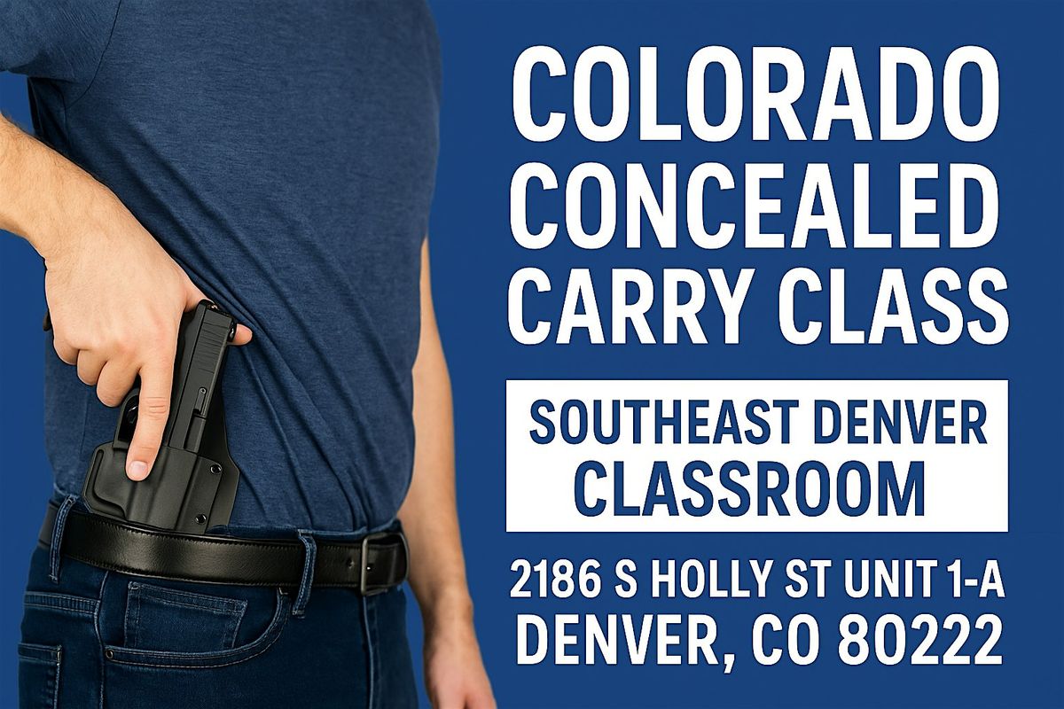 Colorado Concealed Handgun Course \u2013 New Applicant - Denver