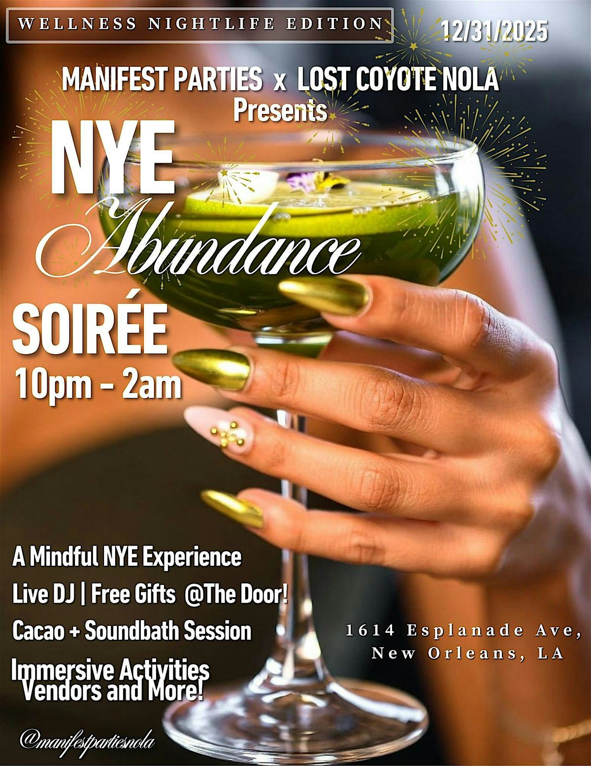 NYE Abundance Soir\u00e9e II