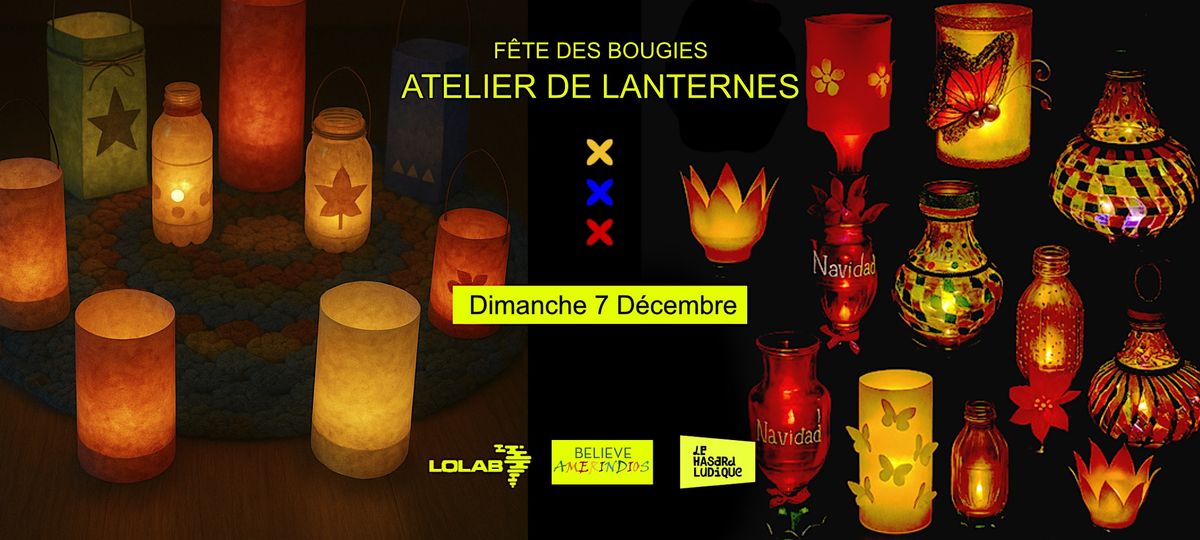 Atelier de cr\u00e9ation de lanternes en upcycling