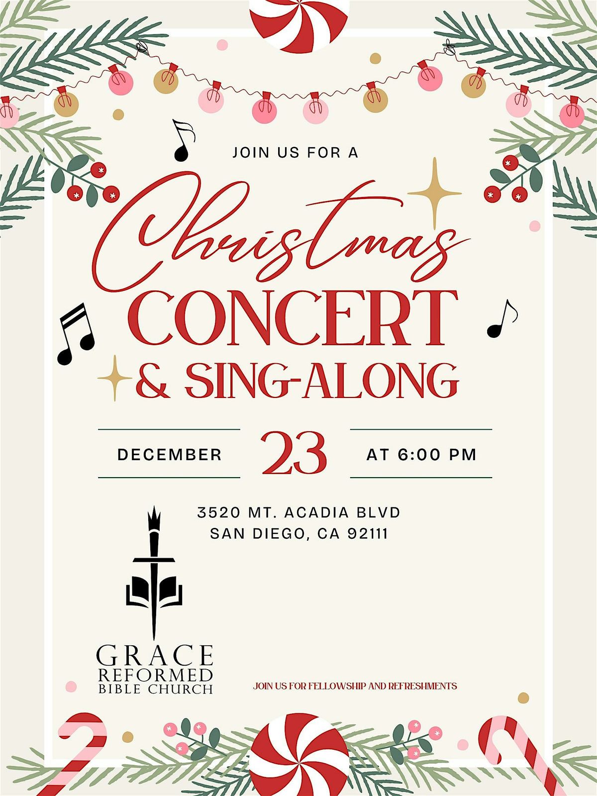 FREE Christmas Concert and Sing-along