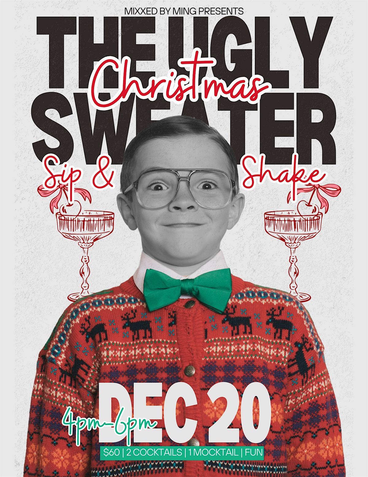 Ugly Christmas Sweater Sip & Shake