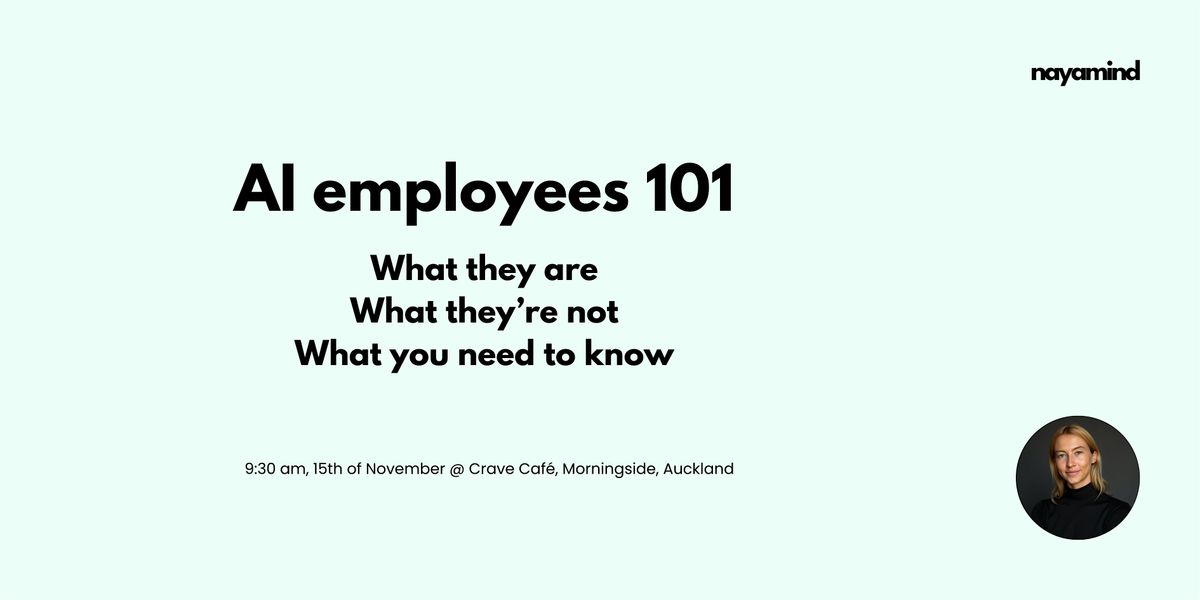 AI employees 101 - What they are, what they're not, what you need to know!