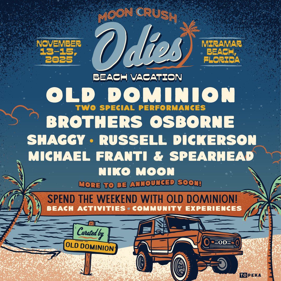 Moon Crush Odies Beach Vacation - 3 Day Pass