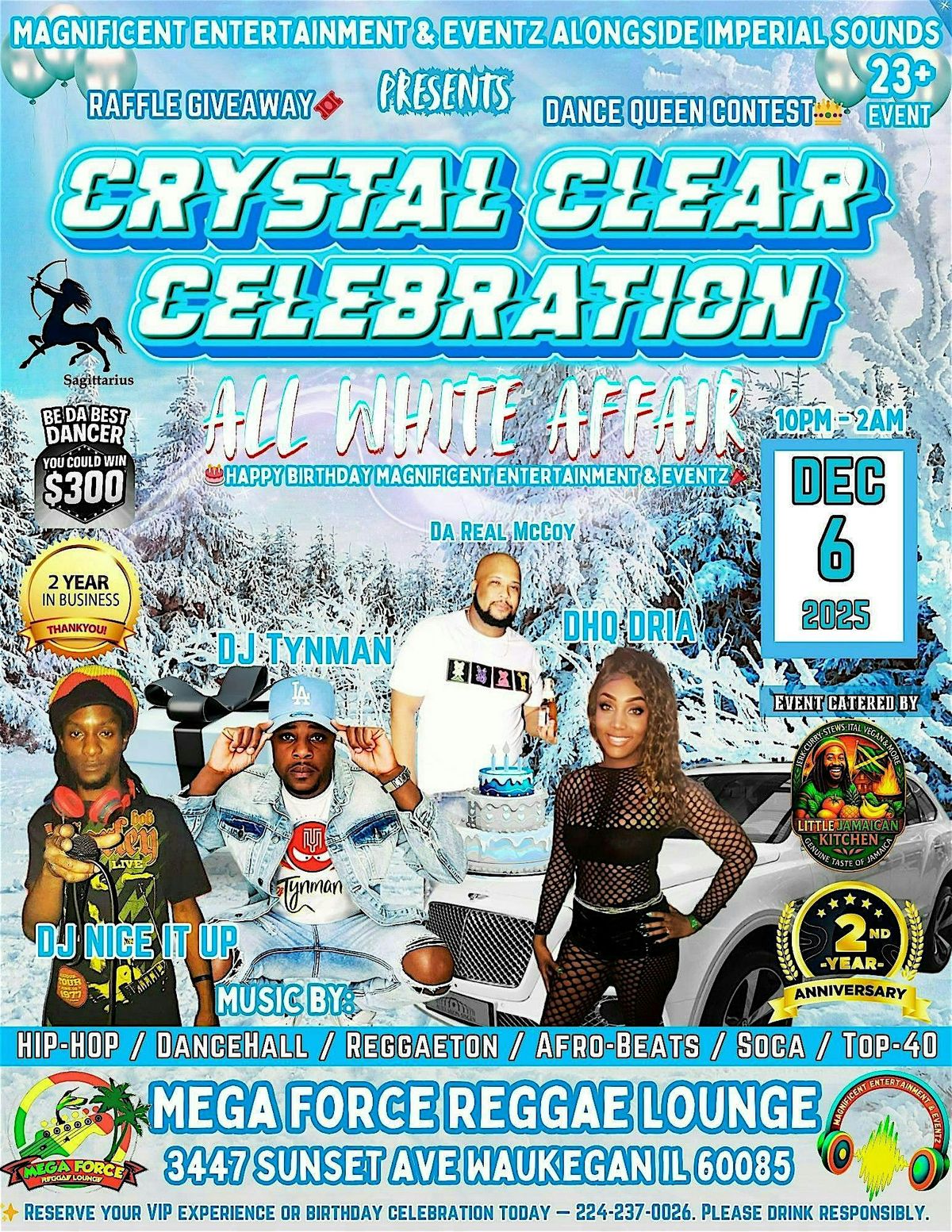 Crystal Clear Celebration All White Affair