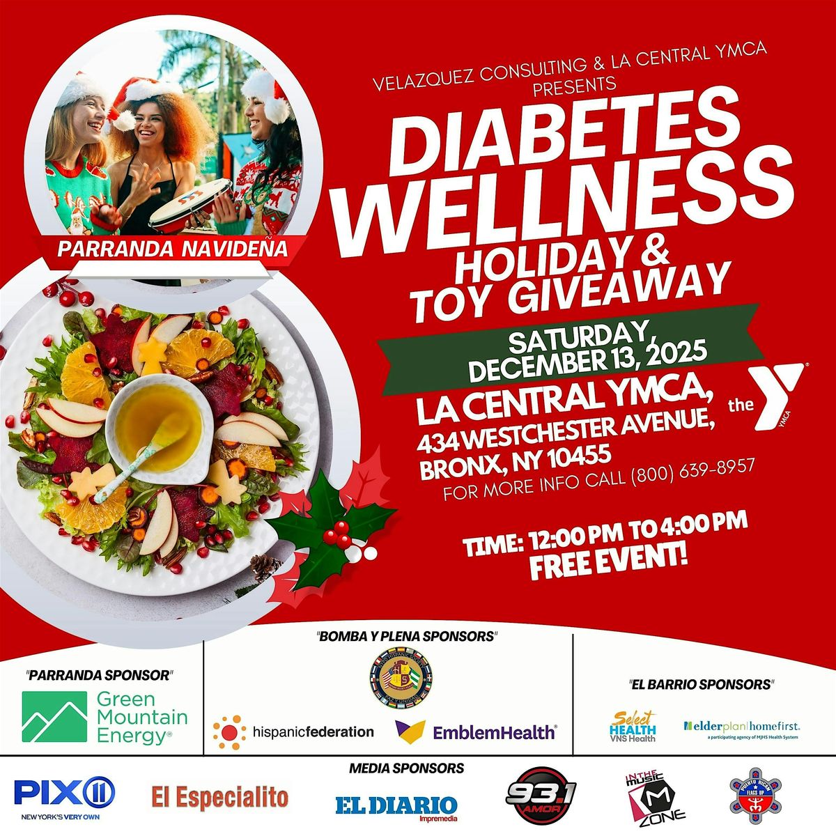 "Diabetes Wellness Holiday Toy Giveaway Celebration 2025"