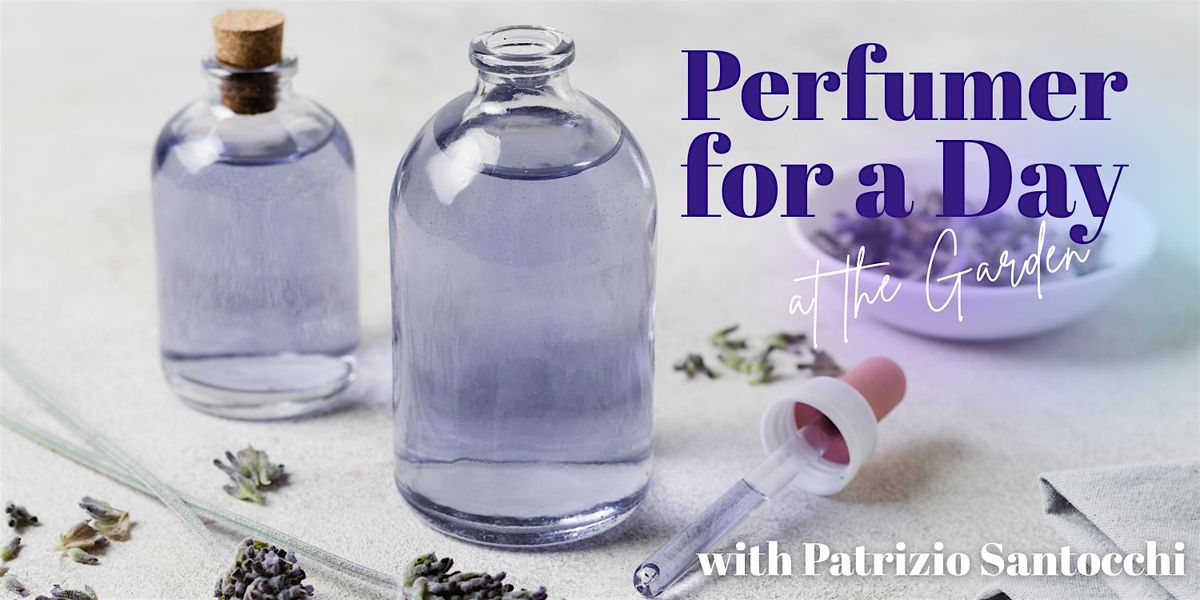 Perfumer for a Day Workshop with Patrizio Santocchi