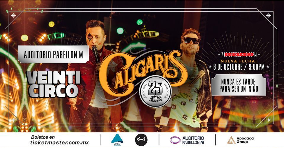 Los Caligaris | Monterrey | Auditorio Pabellón M, Monterrey, NL