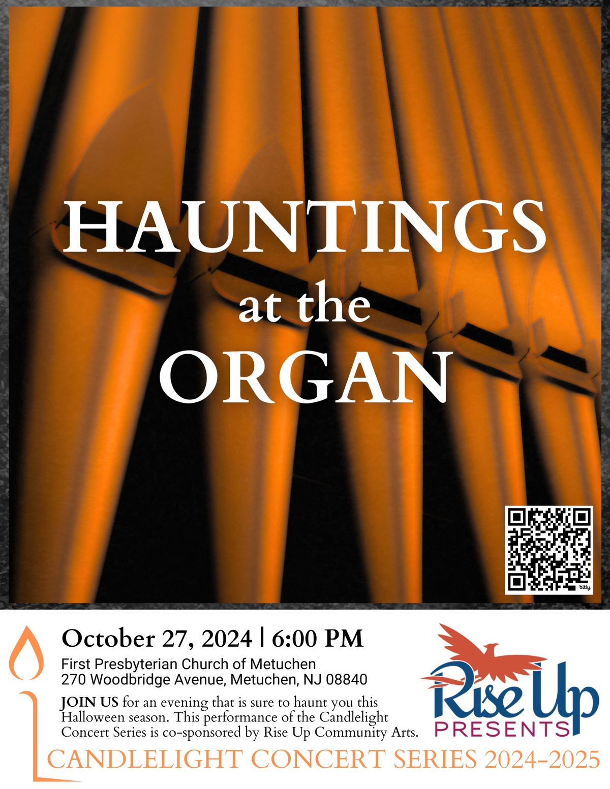 Candlelight Concert Series Hauntings at the Organ 270 Woodbridge Ave