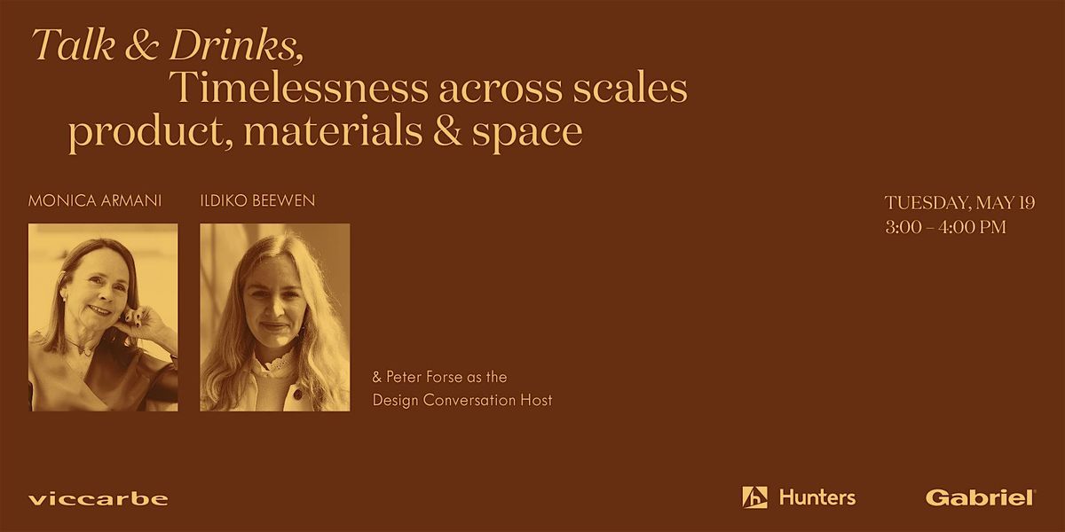 Timelessness across scales: product, materials & space.