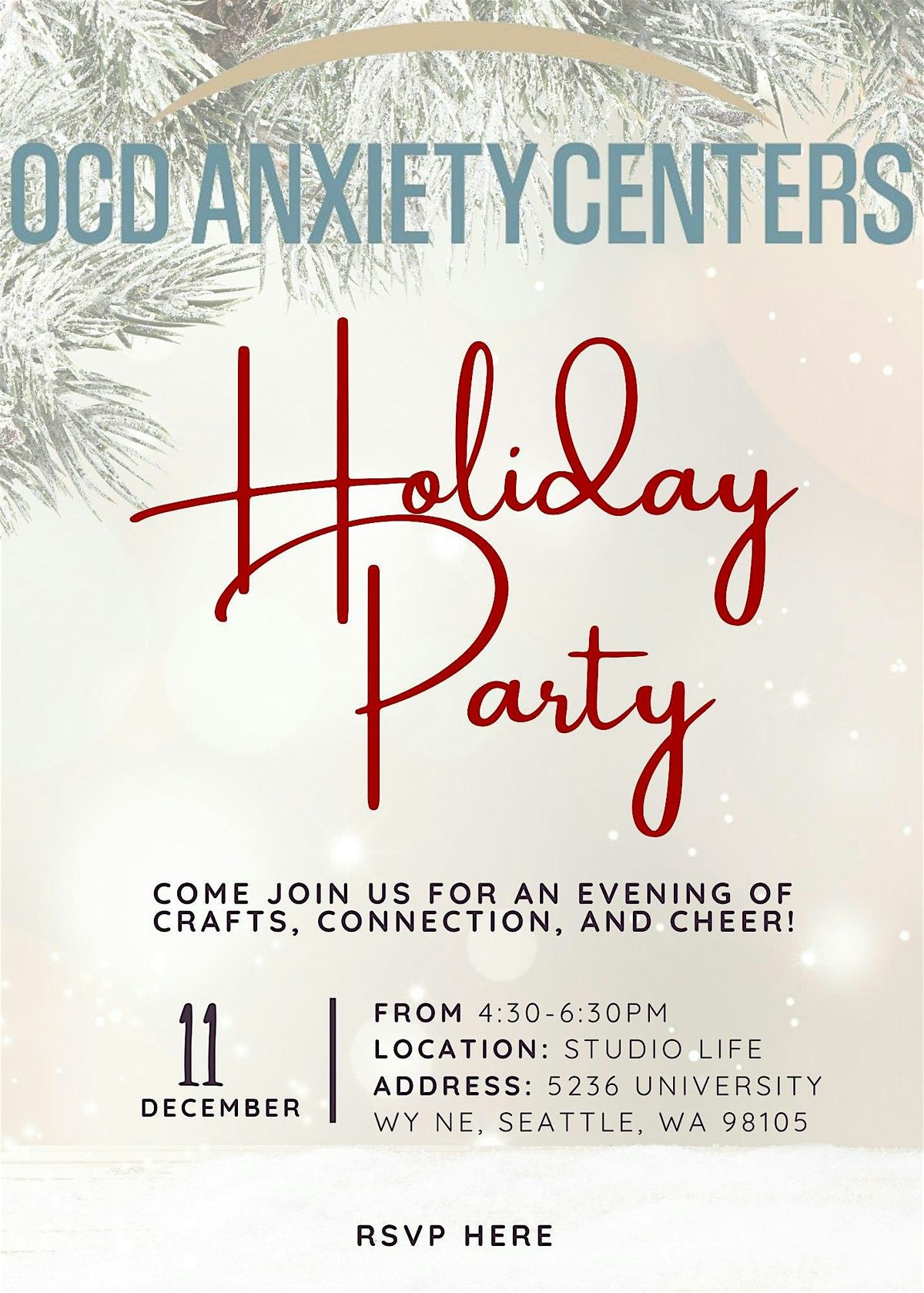 OCD Anxiety Centers Holiday Party