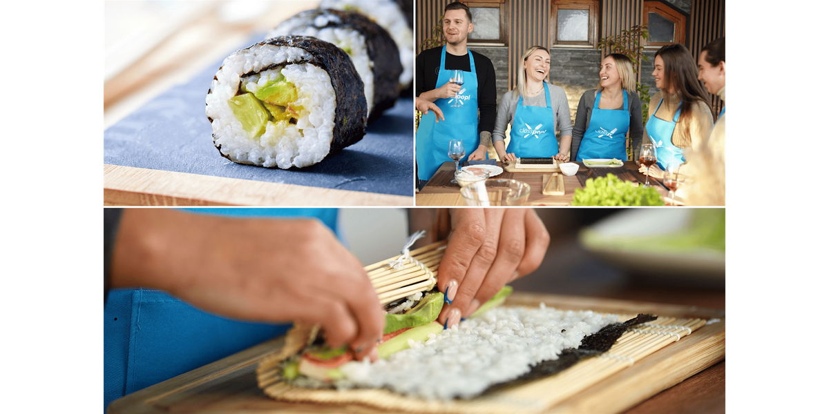 Roll Your Own Sushi With Chef Debbie - Sushi Making Cooking Class in Charlotte | Classpop!\u2122