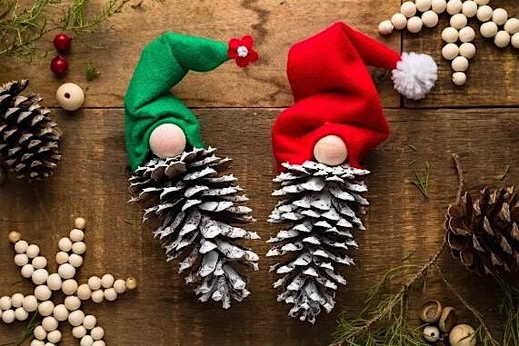 Art in the Park: Pinecone Gnome Ornaments
