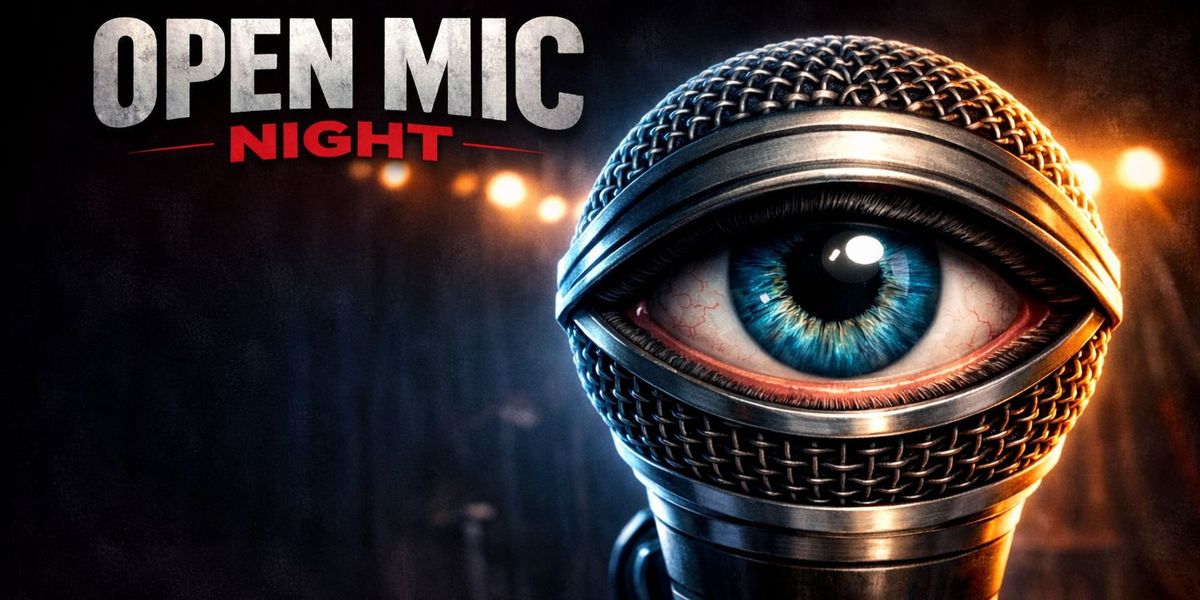 OPEN MIC THE MIC IS WATCHING YOU 1 Stage 100 Story