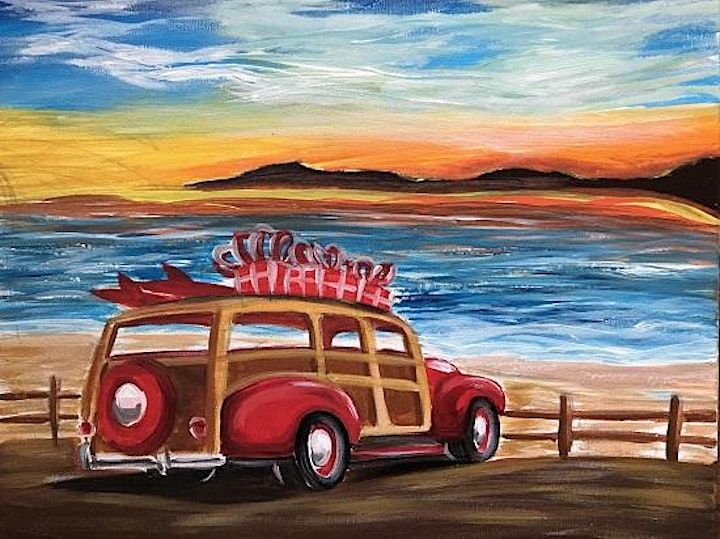 Enjoy a fun Paint and sip with this “Woody and the Gifts” painting