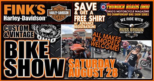 Finks H-D Bike Show w/ Thunder Roads Ohio! | Fink's Harley-Davidson ...