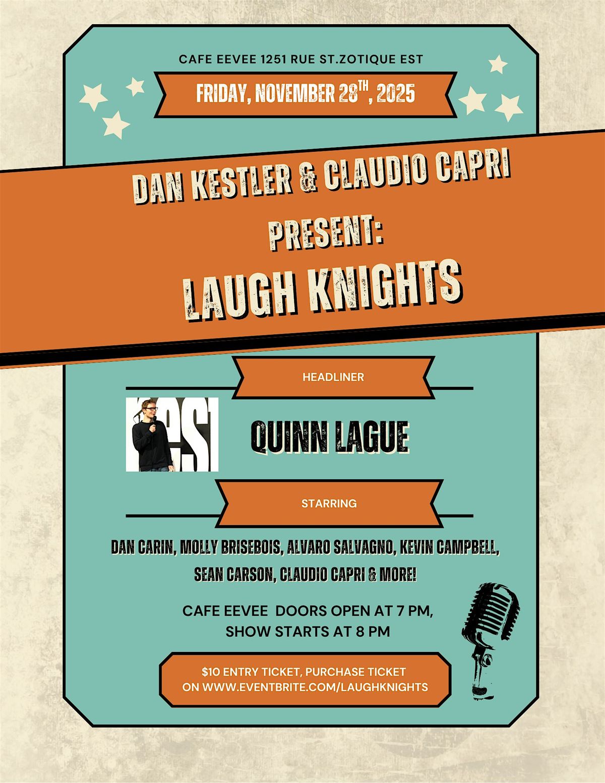 LAUGH KNIGHTS: NOVEMBER EDITION