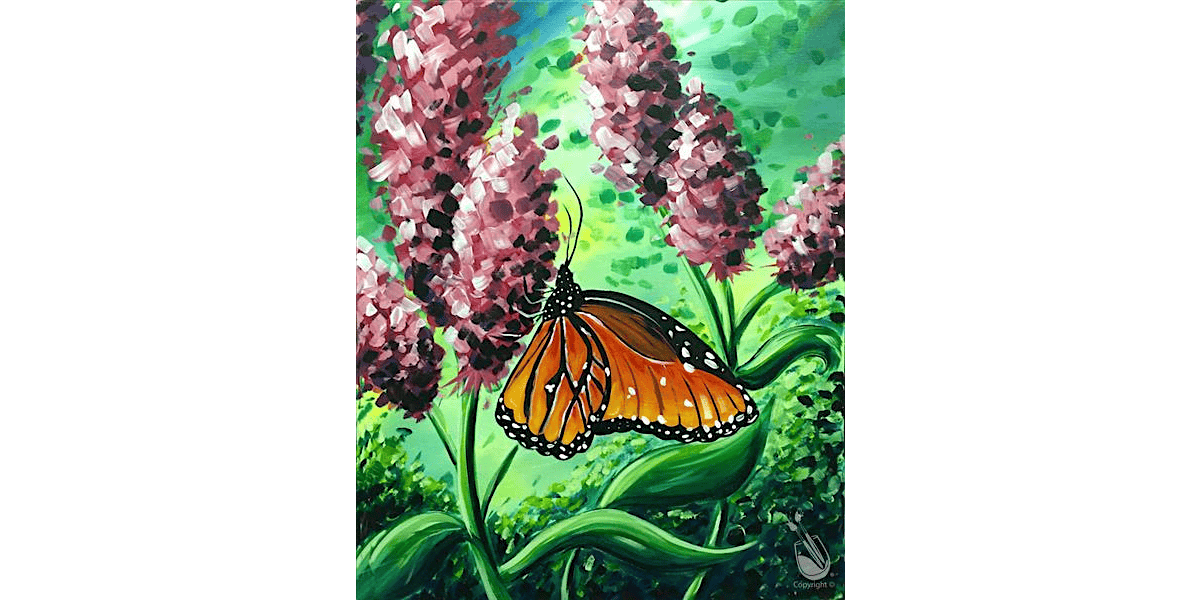 Butterfly Landing - Paint and Sip in Denver | Classpop!\u2122