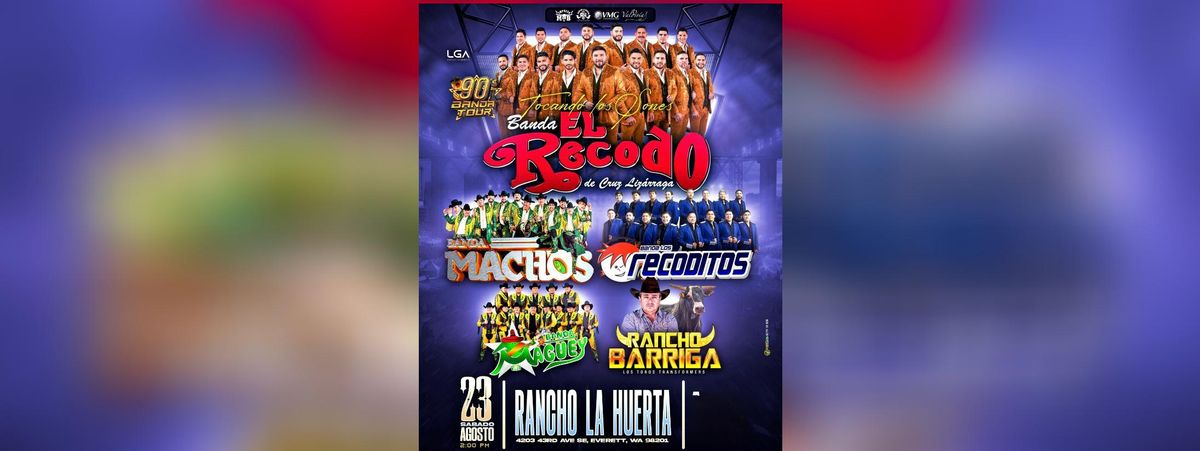 BANDA EL RECODO, LOS RECODITOS, BANDA MACHOS Y MAS in Everett