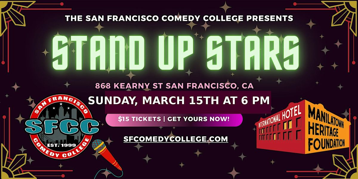 Stand Up Stars! Comedy Showcase at International Hotel Manilatown