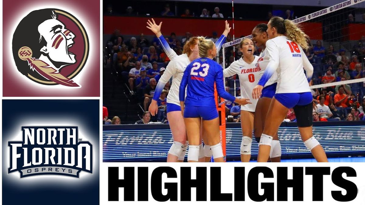 North Florida Ospreys at Florida Gators Womens Volleyball at Stephen C. O'Connell Center - Exactech Arena