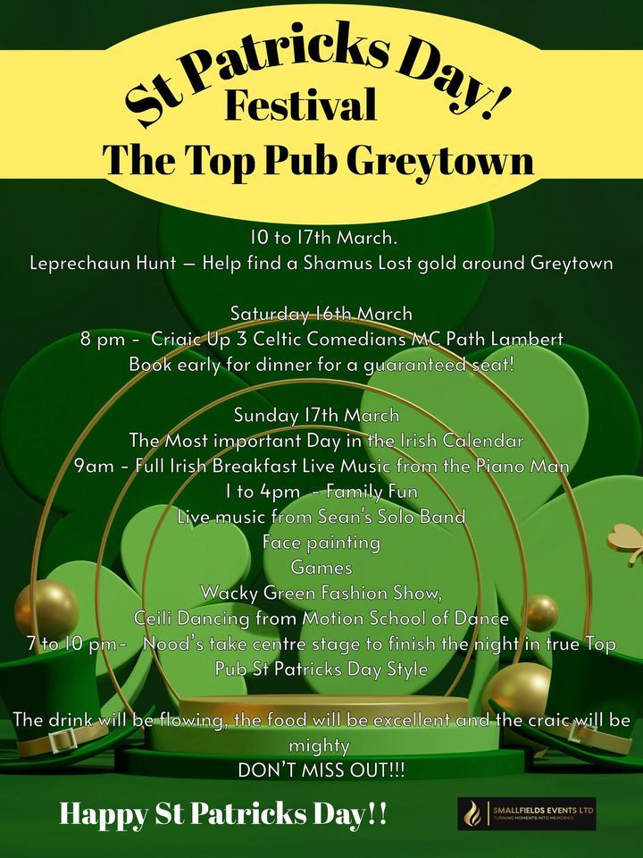 St Patrick Day Festival at 33 Main Street, Greytown, Wellington, New ...