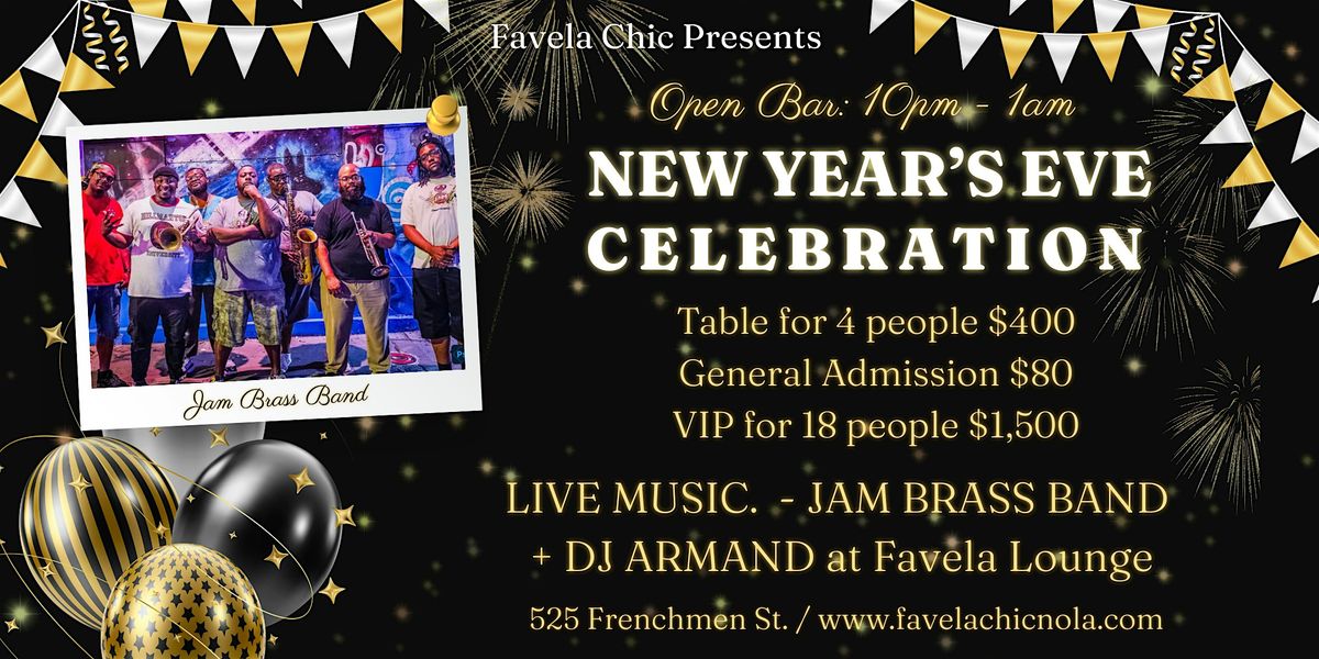 OPEN BAR NEW YEAR’S EVE ON FRENCHMEN ST - Favela Chic! at 525 Frenchmen ...