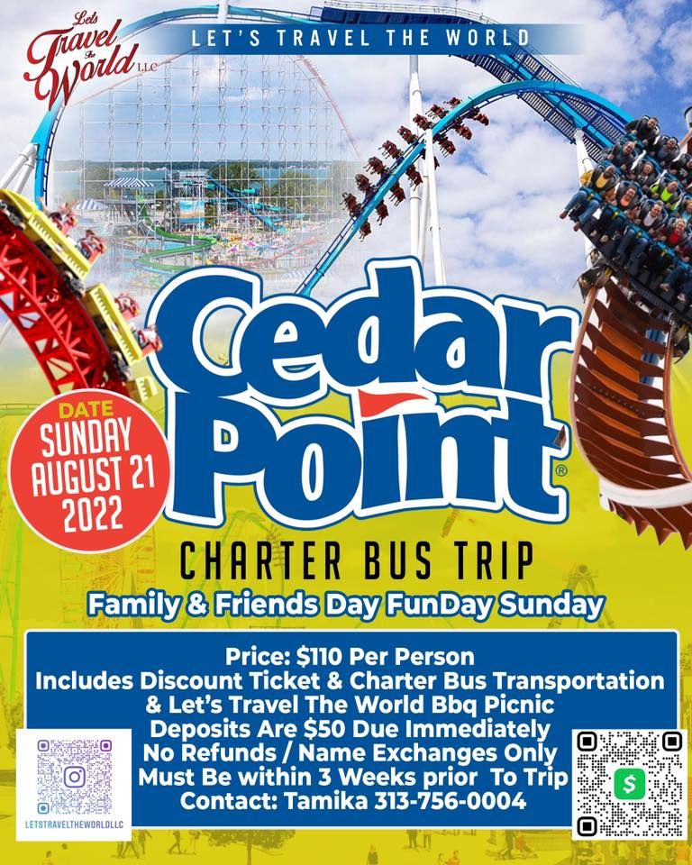 Cedar Point Charter Bus Trip Hosted By Let\u2019s Travel The World