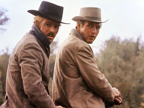 Paul Newman & Robert Redford in BUTCH CASSIDY AND THE SUNDANCE KID