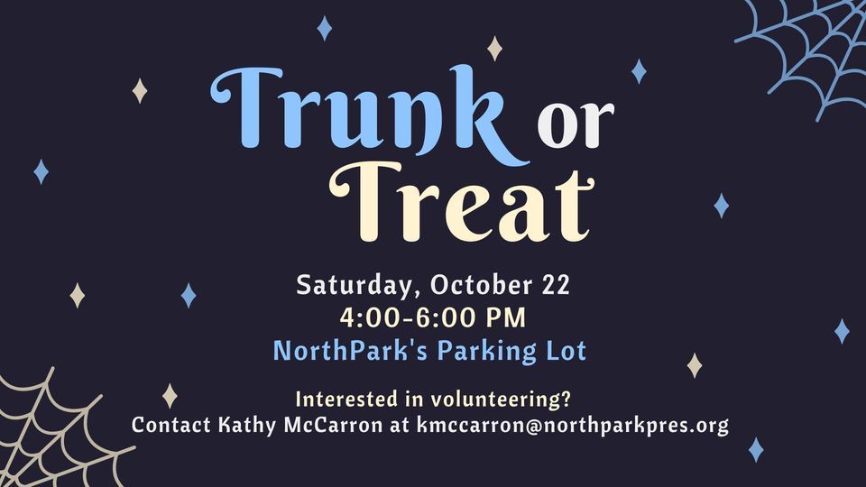 Trunk or Treat NorthPark Presbyterian Church, Dallas, TX October 22