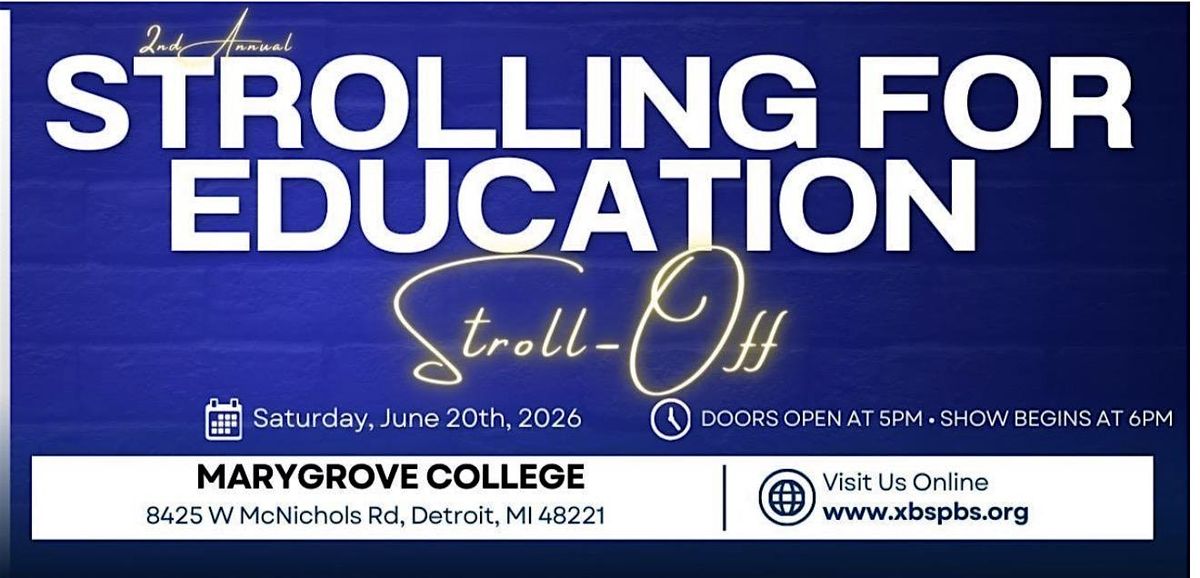 Xi Beta Sigma Presents the 2nd Annual Strolling for Education - Stroll Off