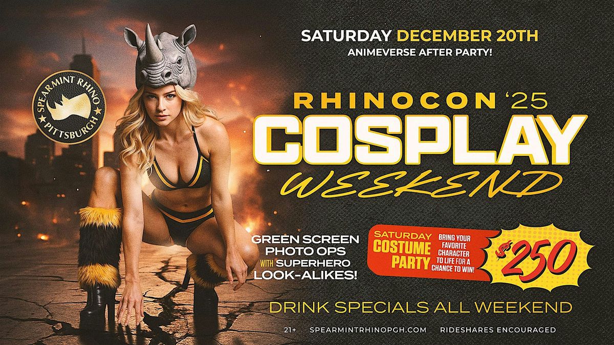 Rhinocon \u201925 Cosplay Weekend @ Spearmint Rhino Pittsburgh