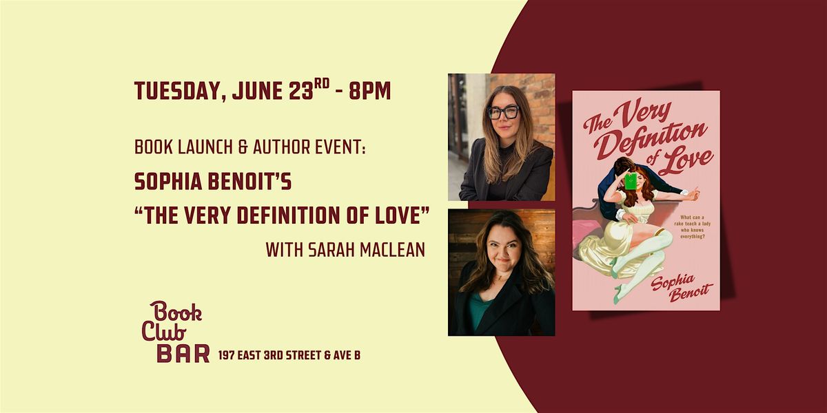 Author Event & Book Launch: Sophia Benoit's "The Very Definition of Love"