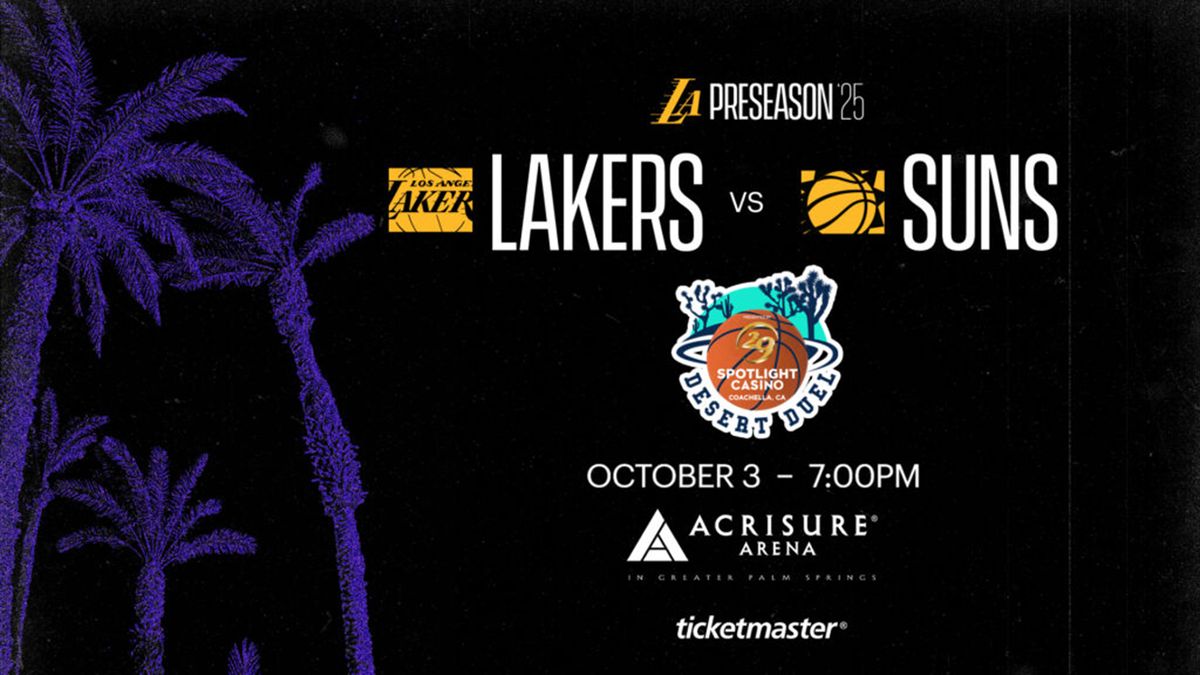 NBA Preseason - Los Angeles Lakers at Phoenix Suns at PHX Arena