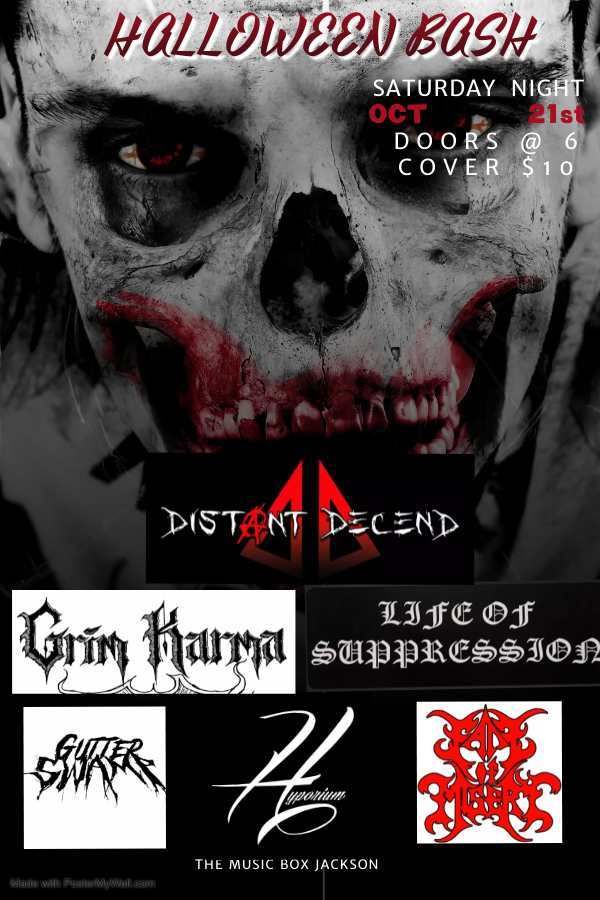 Halloween Bash The Music Box, Jackson, MI October 21, 2023