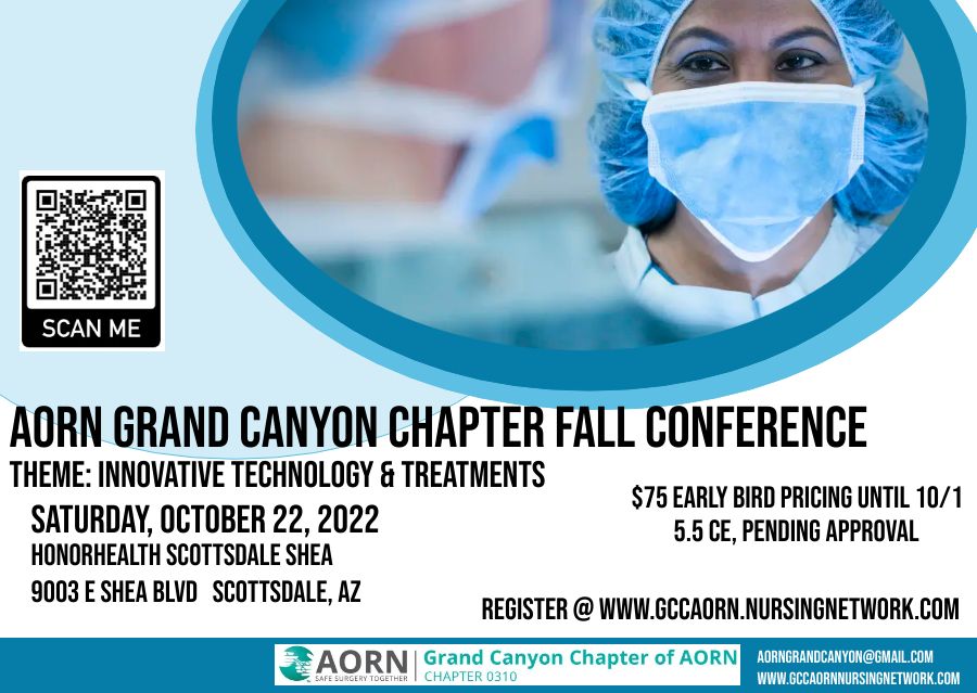 AORN Grand Canyon Chapter Fall Conference | HonorHealth Scottsdale Shea ...