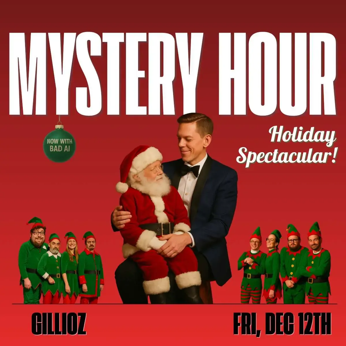 Mystery Hour Holiday Spectacular at Gillioz Theatre