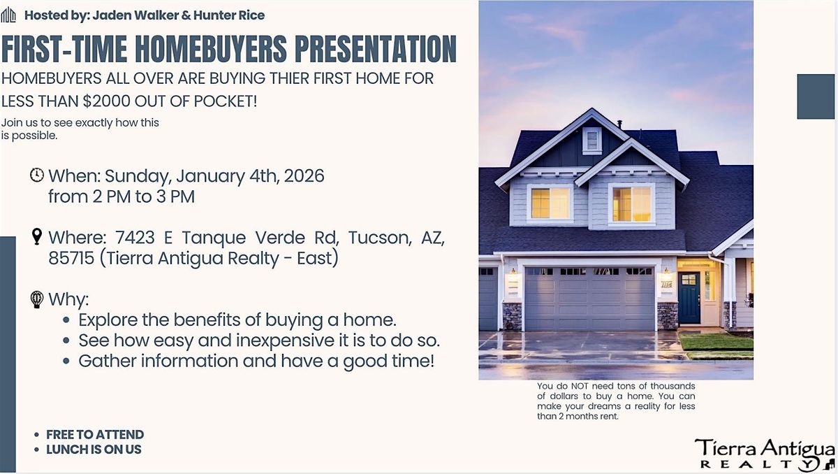 First Time Buyers Class