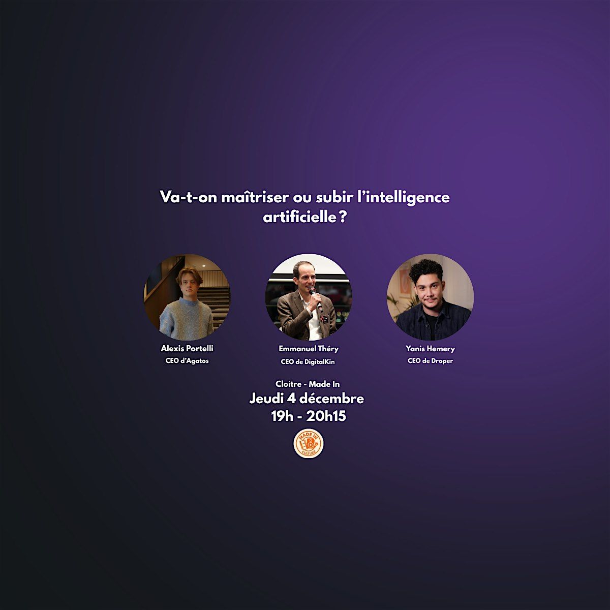 Va-t-on ma\u00eetriser ou subir l'intelligence artificielle ?