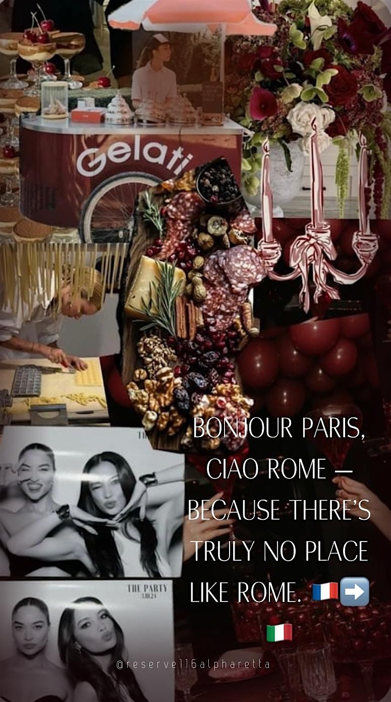 Bonjour Paris, Ciao Rome: Holiday Mixer & Watch Party