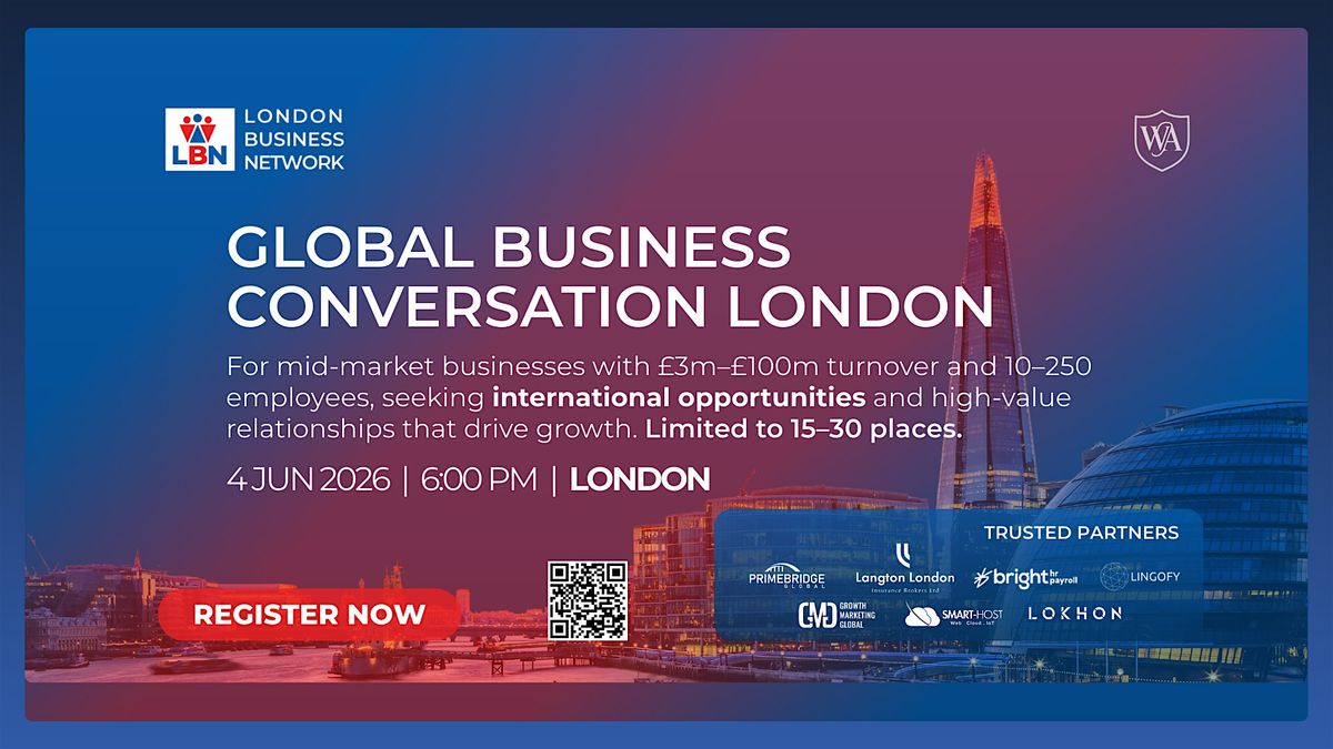 Private Executive Dinner London by London Business Network\u20134 Jun 2026