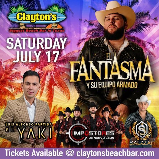 El Fantasma | Clayton's Beach Bar and Grill, Brownsville, TX | July 17, 2021