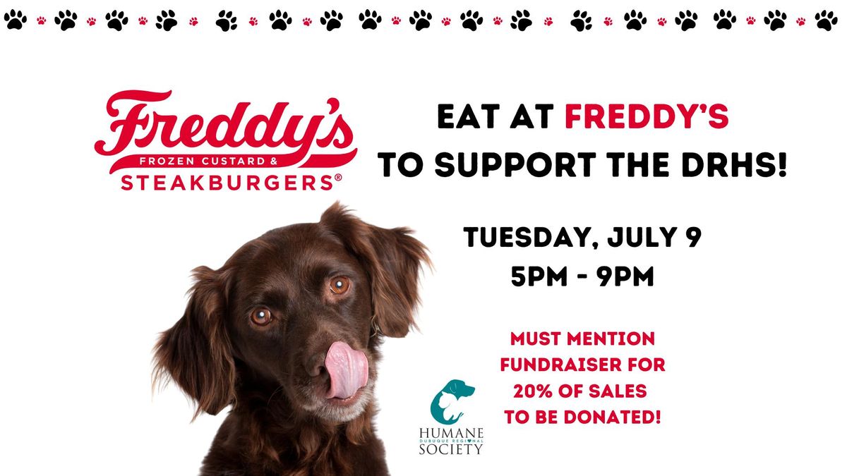 Freddys & DRHS Dine in to Donate! Freddy's Frozen Custard