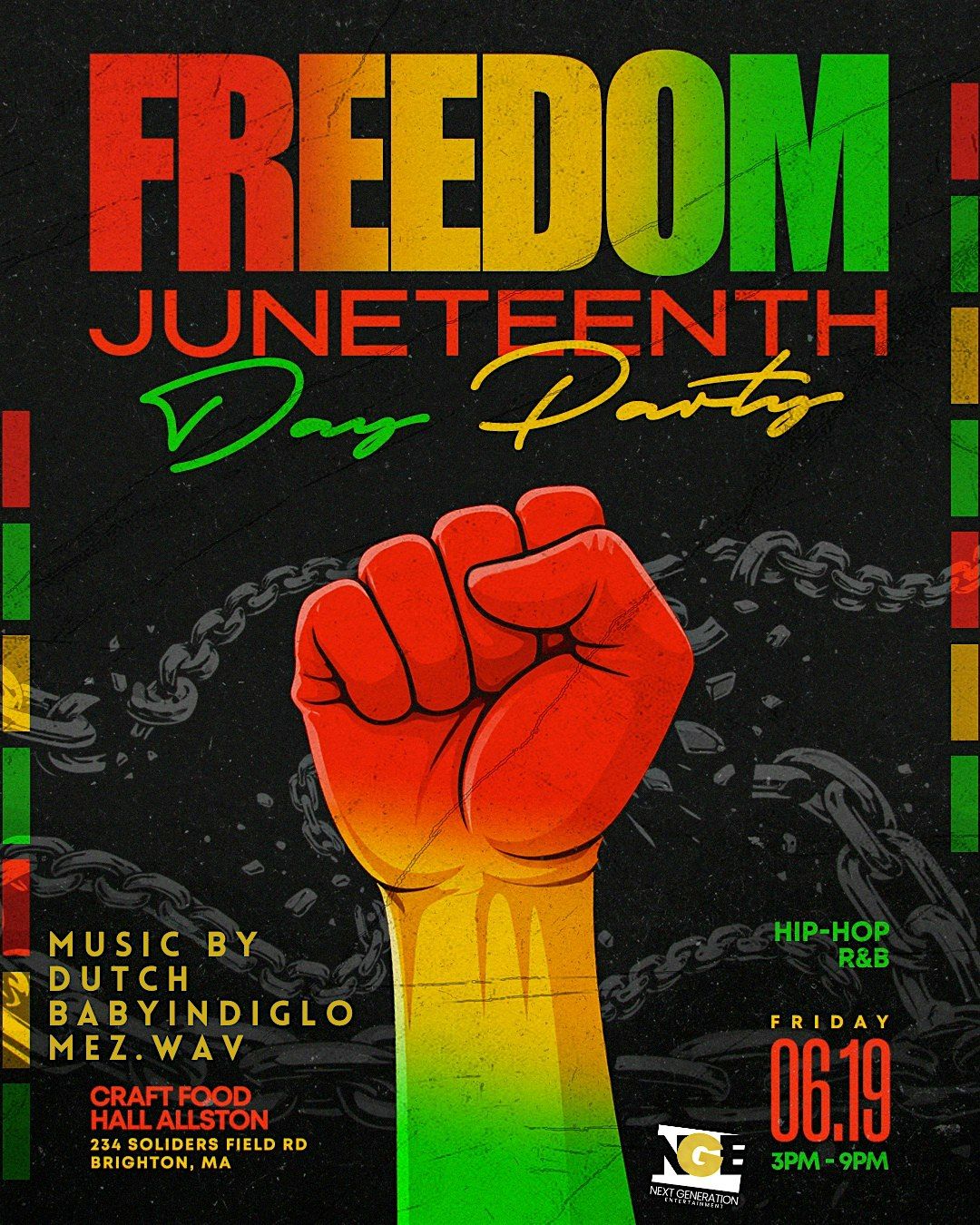 FREEDOM - JUNETEENTH DAY PARTY 21+