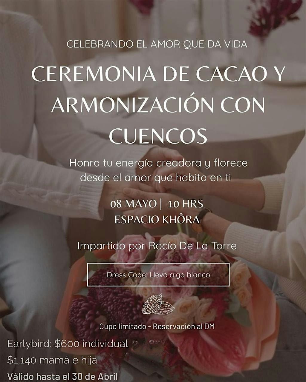 Alquimia de la Tierra: Ceremonia de Cacao y Sonido para manifestar