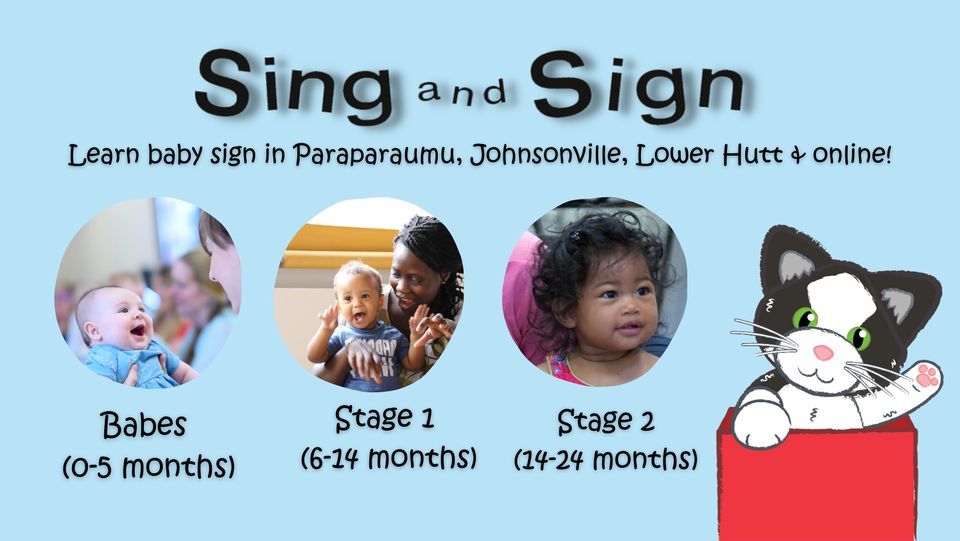 Sing and Sign Stage 1 Weekly baby sign class for babies 514 months